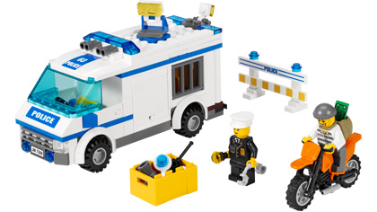 lego city police truck instructions