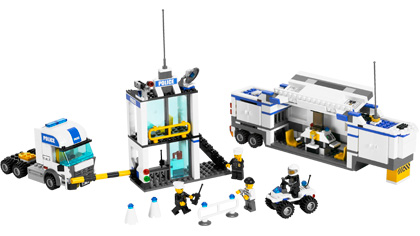 lego police truck instructions 7743