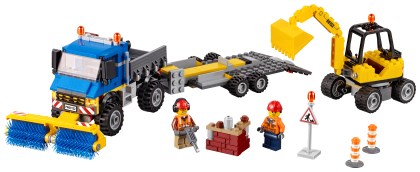 Sweeper \u0026 Excavator - 60152 - Lego 